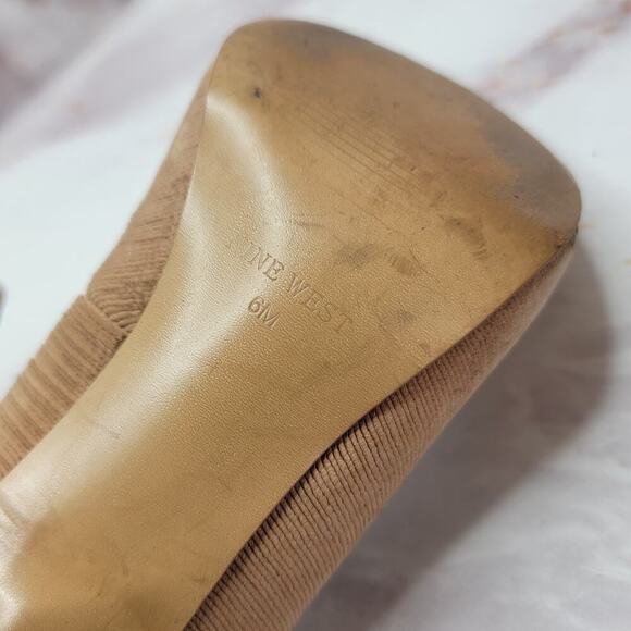 Nine West brown Leather heels with layered texture - Picture 14 of 16